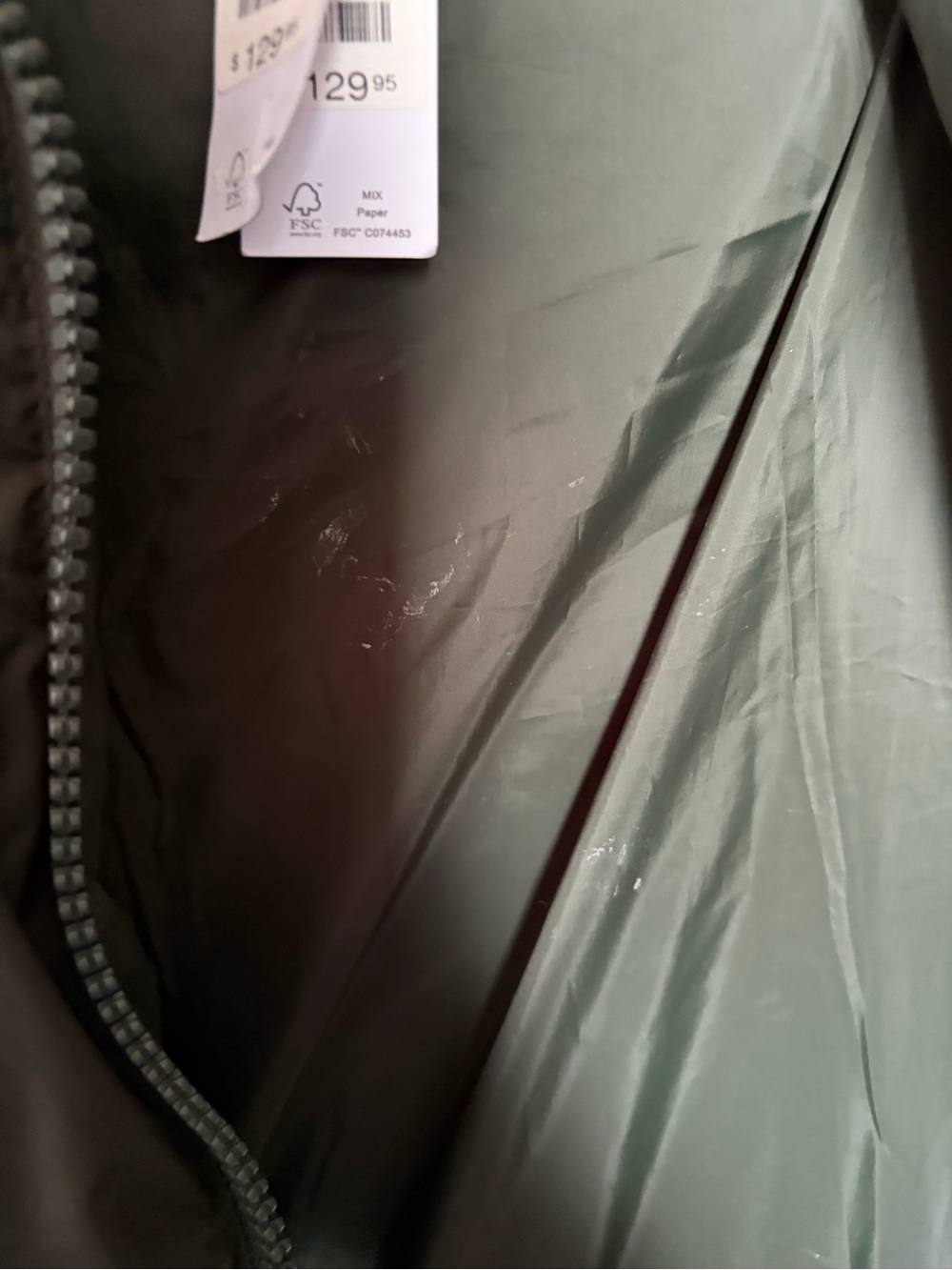 NWT Garage Chill Puffer Jacket in rosin green - S/M - Picture 8 of 16